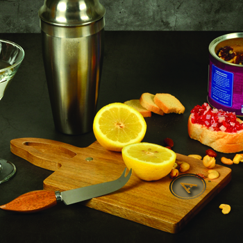 Acacia Trent Bar Board with Knife